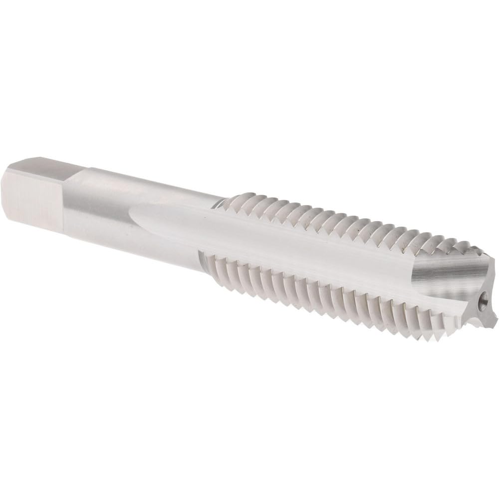 Hertel Spiral Point Tap, 3/4-10 UNC, 3 Flutes, HSS, Bright Finish, Bottoming Chamfer, 2" Thread Length, 4-1/4" OAL, Right Hand, H3