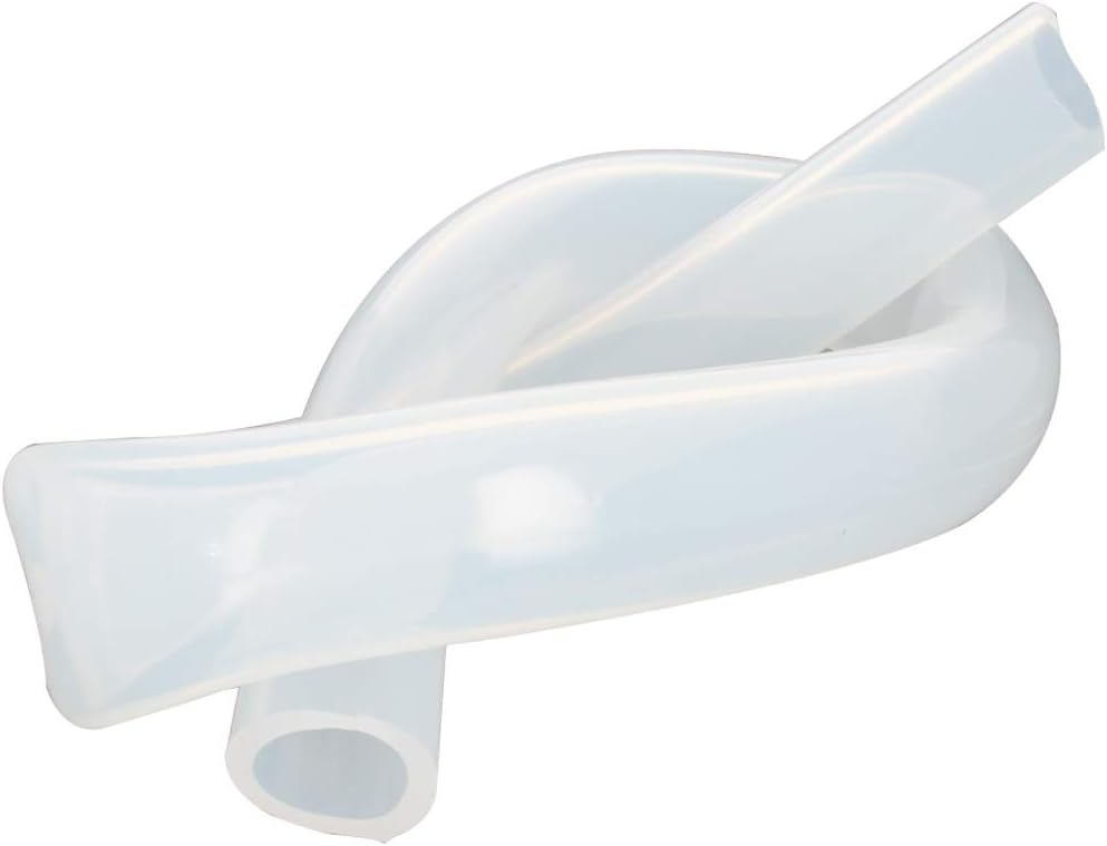 Heyiarbeit Silicone Tubing 25.4mm/0.99"ID x35mm/1.37"OD1m/3.28ft Flexible Silicone Rubber Tube Air Hose Pipe for Pump Transfer Clear