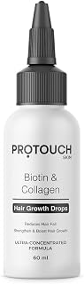PROTOUCH Biotin & Collagen Hair Growth Drops | Hair Serum with Redensyl, Anagain, Procapil, and Onion Extract | Promotes Hair Quality and Growth | All Hair Types (Pack of 1)
