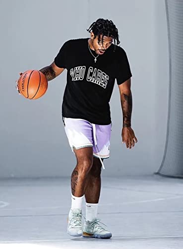 Boomlemon Men's Basketball Shorts Gym Training Workout Athletic Shorts Mesh Graphic Print Running Short Pants(608 Pink S) #TOP5