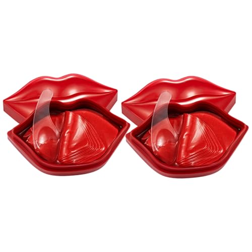 GANAZONO Mascarilla Labial Gel Hidratante 40 Unidades Para Dormir Cuidado Labios Reparador Extracto De Cereza Uso Nocturno y Diurno