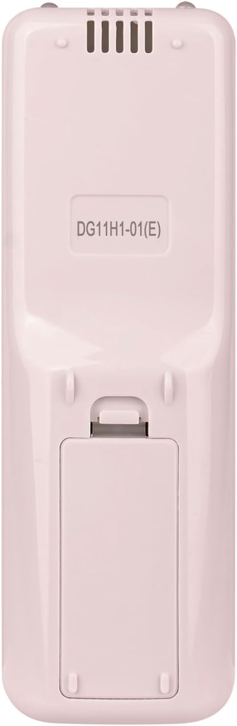 Back of the AULCMEET DG11H1-01(E) remote control with the battery compartment closed.