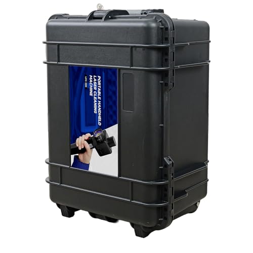 ZAC 300W Laser Cleaning Machine for Wood Lightweight Trolley-Type Rust Paint Coating Remover AC110~220V Air Cooled Pulsed Portable Laser Cleaner with IoT Control Class 1 0.39mW