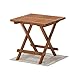 Produktbild Klapptisch YORK Akazie Holz Beistelltisch 50 x 50 cm Balkontisch Gartentisch NEU