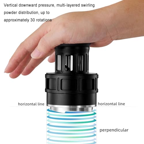 Nivelador de espresso de 58 mm con rotación automática y profundidad de prensado ajustable 4