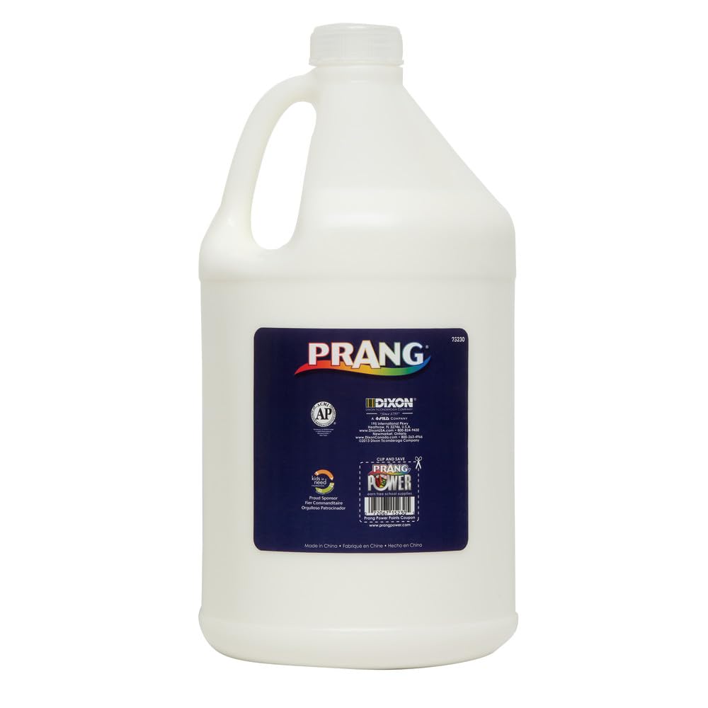 Prang Washable Liquid School Glue, White, 128 Oz., 1 Count | Ideal for crafts, school projects, paper bonding and DIY creations