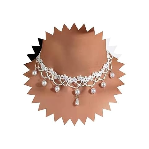 Atentuyi Boho Wedding Lace Choker Necklace Cover
