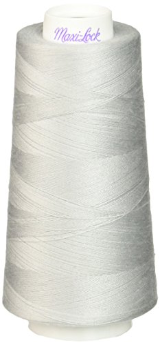 American & Efird Maxi-Lock Cone Thread 3000 Yards-Silver miniatura 1