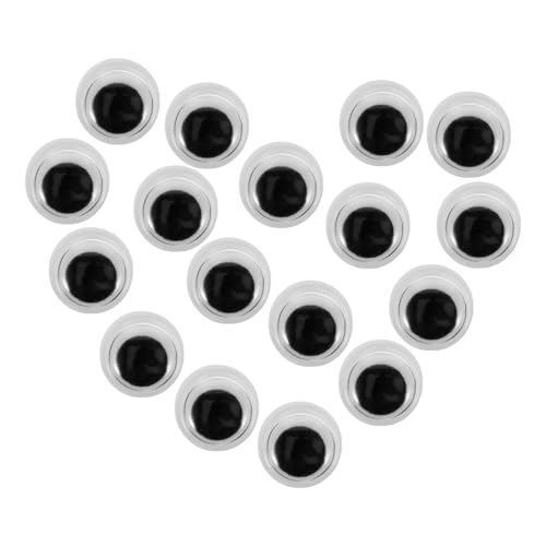 HAPINARY 400pcs Eye Stickers Multi-use Wiggle Eyes Adhesive Googly Eyes for Crafts Home Office Dec
