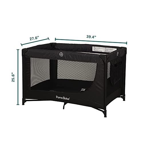 Pamo Babe Portable Crib Baby Playpen With Mattress And Carry Bag (Black)… #TOP5