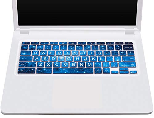 Casebuy Keyboard Cover For Acer Chromebook Spin 311 R11 511 512 Cp311 C738T Cb512 /Chromebook Spin 13 713 Cp713 Cb5-312T/Acer Chromebook 14 314 514/Chromebook 15 Cb3 Cb5 Cp315 Cb515(Blue Stars) #TOP1