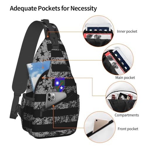 Morrales tipo sling para hombre pequeño resistente al agua miniatura 4