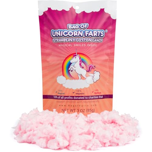 Product Image of the Bag of Unicorn Farts Strawberry Cotton Candy, 1 pack / 3 ounces