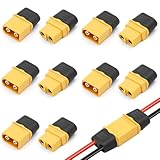 Makuki XT60Hコネクター 5ペア オス＆メス プラグオスとメスコネクタアダプタ XT60バッテリーコネクタ ハウジング ラジコンモデル用 RCドローンリポバッテリー用