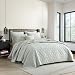 Homzard Velvet King Size Comforter Set, Luxury King Quilt, Light Green Bedding Set, Soft Plush Bedspread, Lightweight for All Season