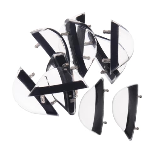 ORFOFE 10pairs Non-skid Nose Pads for Glasses Simple Eyeglasses Nose Pad Replacement Creative Retainer for Comfortable Wear