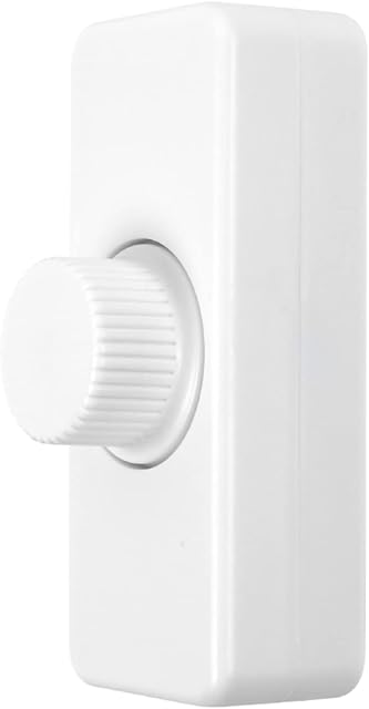 Aroidful 220-240V Inline LED Dimmer Switch 3-100W, Trailing Edge Dimmer Rotary ON/OFF LED Dimmer for Dimmable LED Lights/Incandescent/Halogen, LED Dimmable Switch for Living Room Bedroom Hotel RV
