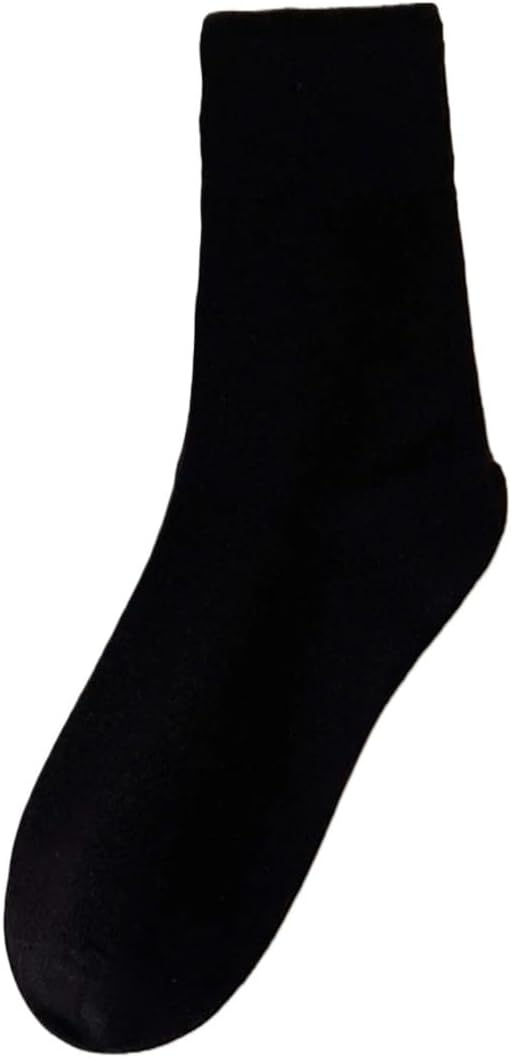 Durable 3Pairs Thin Solid Colorful Plain Crew Socks Casual Girls Trendy Simple Breathable Anti-pilling Loose