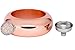 Nozel Flask Bracelet Bangle - Hip Flask for Women with Funnel - Stainless Steel with Handmade Rhinestone Cap - Spill Proof - Hide Wine, Alcohol (3.5oz of Hidden Liquor) (Rose Gold with Rhinestones)