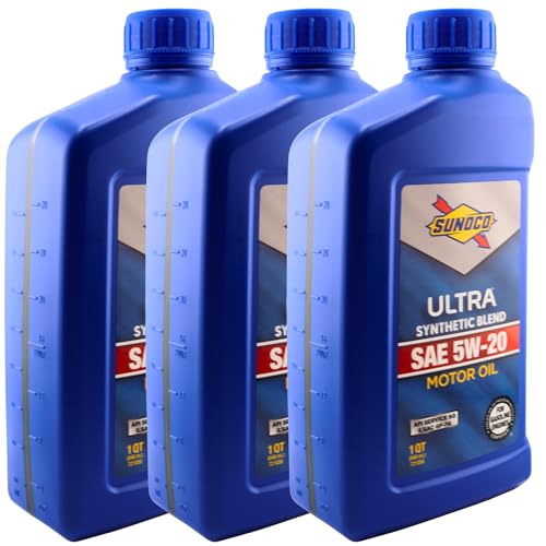 Aceite para motor Sunoco 5W-20 Ultra Synthetic Blend 3 Qt miniatura 1
