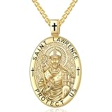 Meaningful Jewelry - St Lawrences Memorial Day is on AuguSt 10th, which is St Lawrences Martyrdom Day. St Lawrence is the guardian angel of chefs, barbecue practitioners and firefighters, and is regarded as the protector of fire risks and cooking saf...