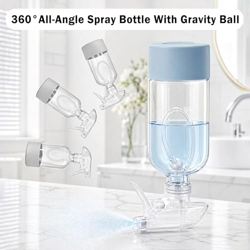 Botellas de spray de vidrio 360° 16 oz, pack 2 miniatura 3