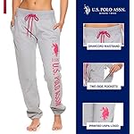 U.S. Polo Assn. Essentials Womens Sweatpants with Pockets, Comfy and Breathable French Terry Joggers for Women - Image 2