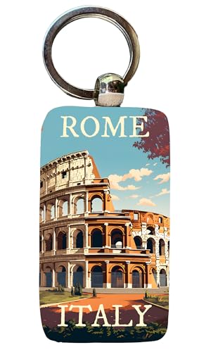 R and R Imports Rome Italy Design D Souvenir 2.5x1-Inch