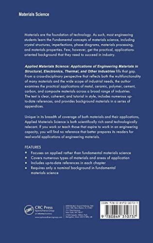 Applied Materials Science: Applications of Engineering Materials in Structural, Electronics, Thermal