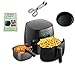LOUISE STURHLING All-Natural Healthy Ceramic Coated 4.0L Air Fryer. BPA-FREE, PTFE & PFOA-FREE, 7-in-1 Pre-programmed One-touch Settings, Exclusive BONUS Items - FREE COOKBOOK, TONGS & PIZZA PAN