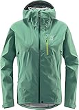 3-Punkt verstellbare Kapuze Haglöfs Damen L.I.M Touring Proof Jacken, Hellgrün (Trail Green), XL