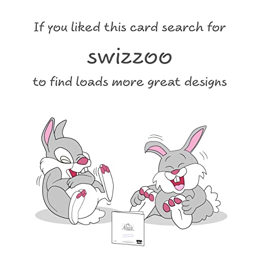 SWIZZOO Funny Card for Hip/Knee Replacement Surgery/Operation Card - Get Well Soon Card - Quick Recovery, Congratulations Back Heart Appendix Op Hospital Humorous