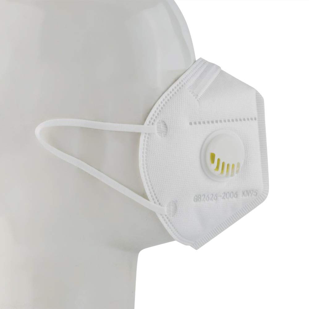 Protección de 5 Capas con diseño de válvula de respiración, cómoda y Cumple con el Trabajo Diario a Prueba de Polvo