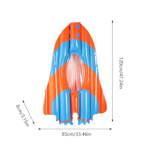 Planche de corps gonflable antiderapante et avion flottant compact - 5
