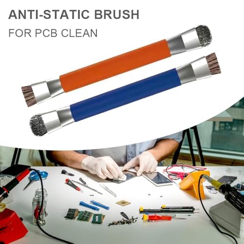 Cepillo antiestático ESD-Safe para limpieza de placas de circuito, herramienta de limpieza electrónica de precisión para componentes sensibles, ideal para PCB, cámaras y mantenimiento de equipos de - imagen 2