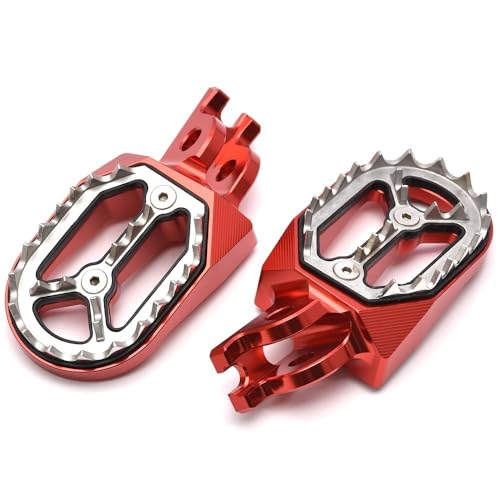 Repose-pieds larges Shark Teeth pour Honda CR 125R 250R et CRF
