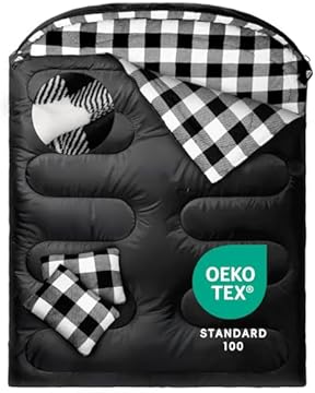 double sleeping bag for cold weather
