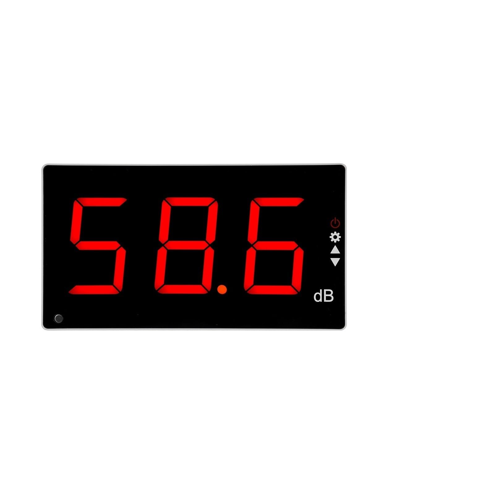 Miernik Decybeli, Miernik poziomu dźwięku LCD do montażu na ścianie cyfrowy miernik hałasu decybeli Tester monitorowania poziom przyrząd pomiaru 30-130dB