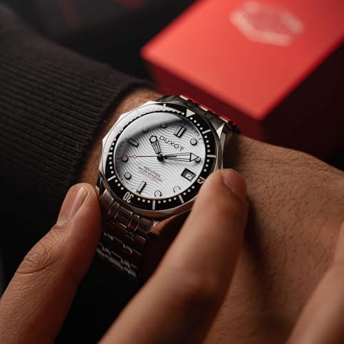 Image of DUXOT Henri Men's Automatic Dive Watch - Japanese Movement, 41mm Stainless Steel Case, Water Resistant 200m, Stainless Steel Bracelet, DX-2060