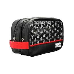 Bioworld Disney Mickey Mouses 9" Dual Compartment Toiletry Bag