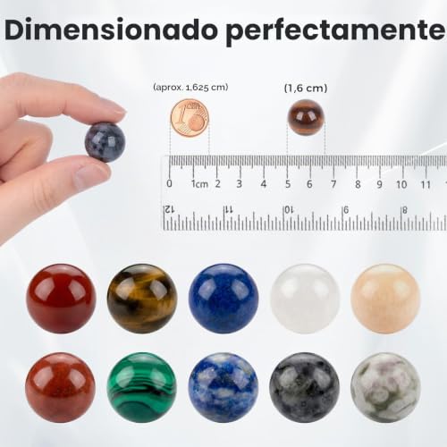 Miniatura 3 de Hakacc 10 Canicas Para Niños, 16 Mm, Coloridas, Bolas De Cristal, Canicas, Juguetes Decorativos