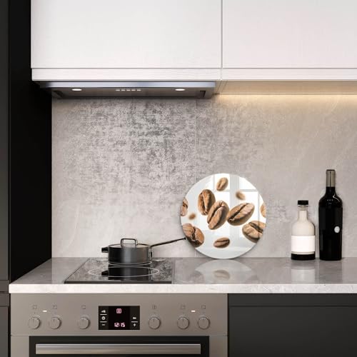 Plaque de protection induction 30cm Wallfluent grain de café tapis de cuisson - 3