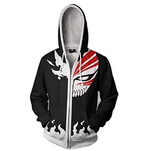Veste Bleach Cosplay Confortable pour Homme Style Varsity Manga Actuel