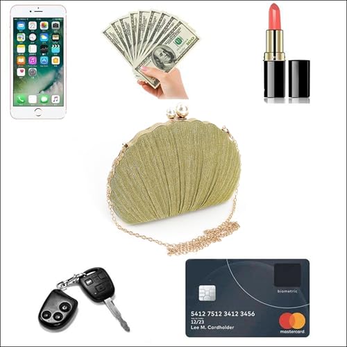 Image of Women Seashell Evening Bag Purse Mermaid Chain Strap Clutch Handbag Shoulder Bag | Seashell