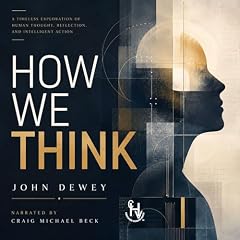How We Think Audiolibro Por John Dewey arte de portada