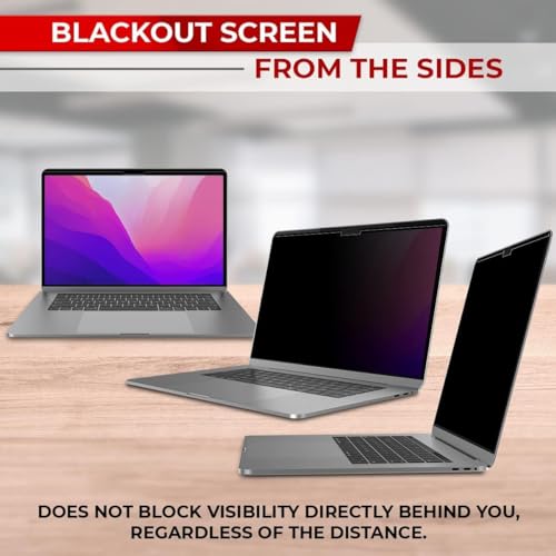 Image of Pxin MacBook Air 13 Inch Privacy Screen Filter - No Eye Strain | Anti Blue Light + Anti Glare