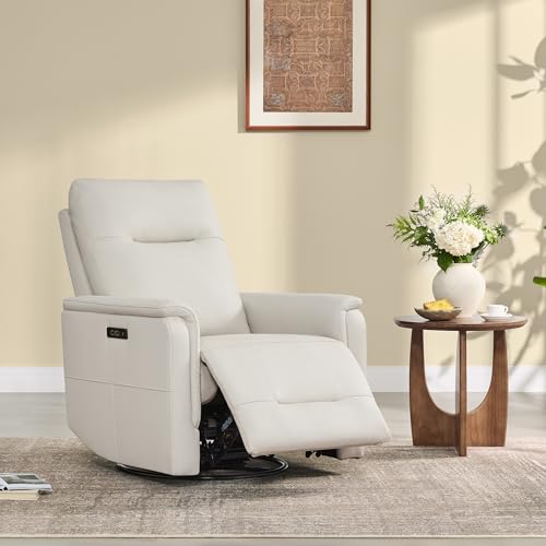 Sillón Recliner Eléctrico Plegable Color Crema miniatura 1