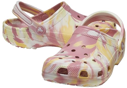 Image of Crocs Unisex-Adult Classic Marbled Tie-dye Clog
