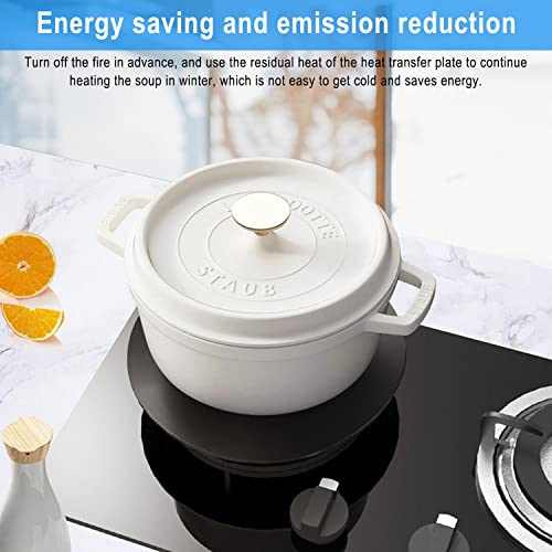 CNANRNANC Difusor de calor para fogão a gás, redutor de chamas, placa de anel antiaderente, para fog