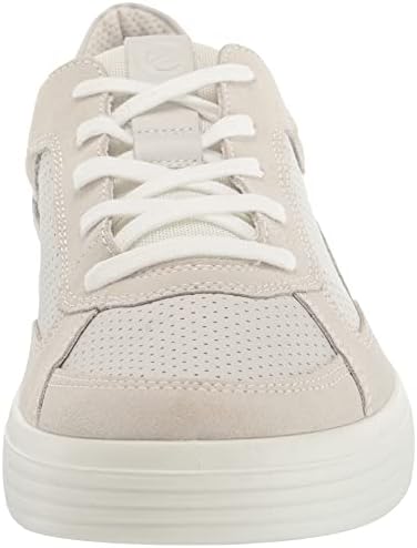 ECCO Men's Soft Classic Retro Sneaker, Shadow White/White/White, 12-12.5 | Image 1